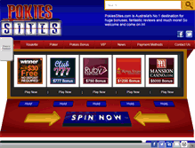 Tablet Screenshot of pokiessites.com